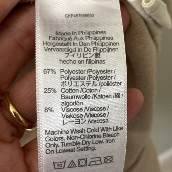 Madewell fleece sweatshirt size small neutral alabaster colour - Picture 5 of 8